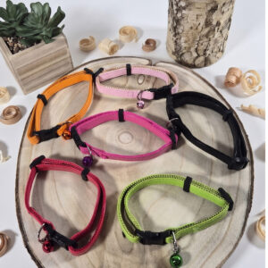 Collier pour chat en cuir verni