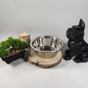 Gamelle inox pour chien — Moyen modèle