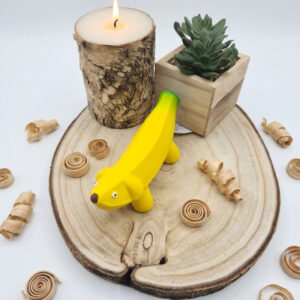 Jouet nourriture pour chien 15 cm QMC — Forme banane