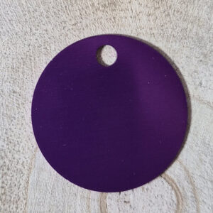 Médaille à graver ronde — Violet